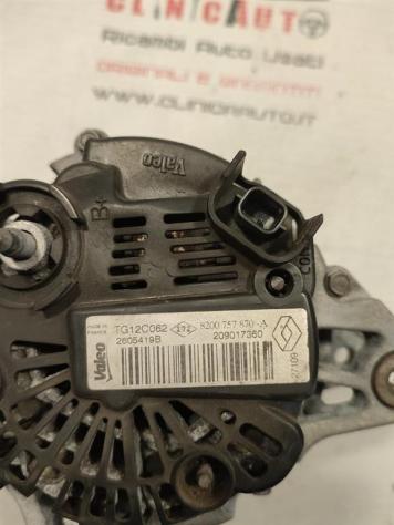 ALTERNATORE RENAULT Megane III 8200757870 TG12C062 F9Q diesel 1870 (0816) - Foto 3
