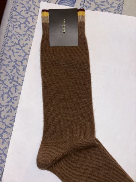 CALZE NUOVE DA UOMO IN LANA FIRMATE ORIGINALI PAUL SMITH,MADE IN ITALY - Foto 2