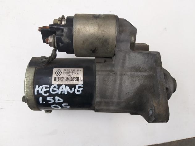 MOTORINO D' AVVIAMENTO RENAULT Megane ll Serie 8200399594 benzina 1.5 (0206)