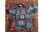 Johnny Lambs polo anni 90 patchwork