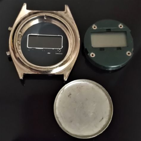 Cassa in acciaio per orologio digitale. - Foto 6
