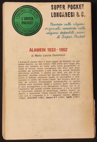 El Alamein 1933-62 Paolo Caccia Dominioni. - Foto 2