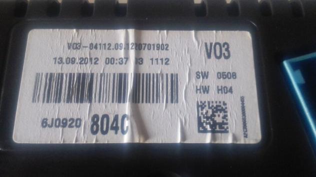 Quadro Strumenti / Strumentazione SEAT IBIZA 2.0 TDI 2012 - Foto 4
