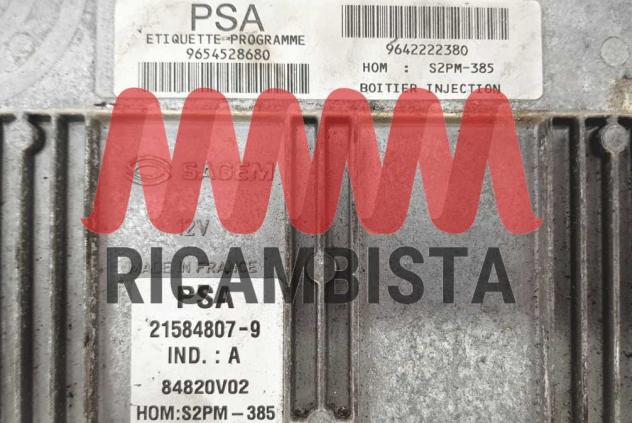9654528680 9642222380 Citroen C2 1.4 centralina motore Sagem - Foto 2