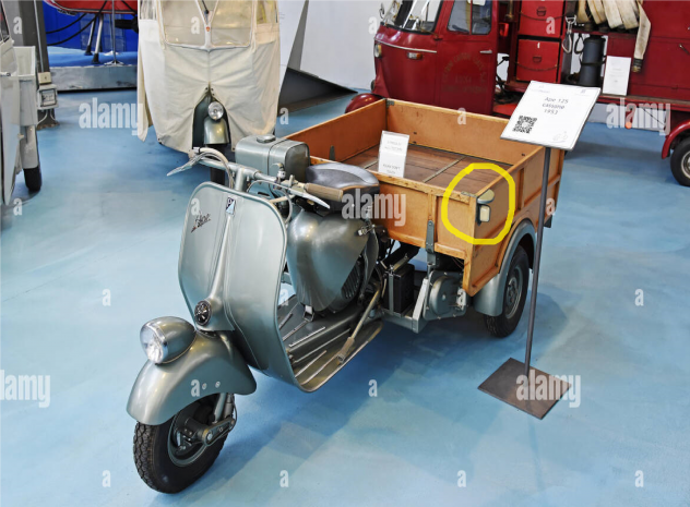 INDICATORE DIREZIONE (FRECCIA) PER PIAGGIO APE 125 CASSONE - APE CALESSINO - Foto 3