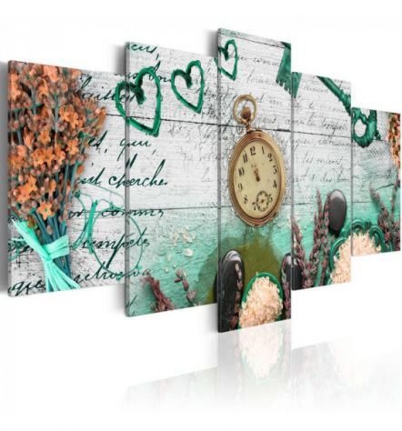 Quadro Con L'orologio Cm. 100x50 E 200x100 - ARREDALACASA