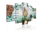 Quadro Con L'orologio Cm. 100x50 E 200x100 - ARREDALACASA