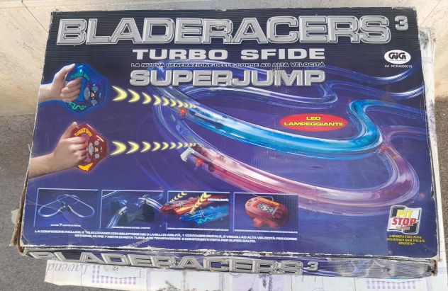 Gioco Bladeracers 3 Turbo Sfide Superjump. Giocovintage da collezione.
