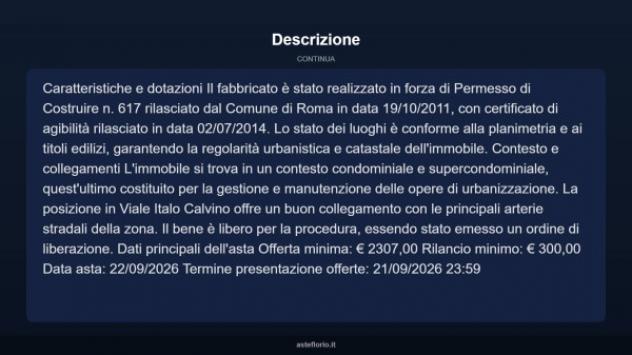 Immobile in asta di 5 m² in vendita a Roma - Foto 5
