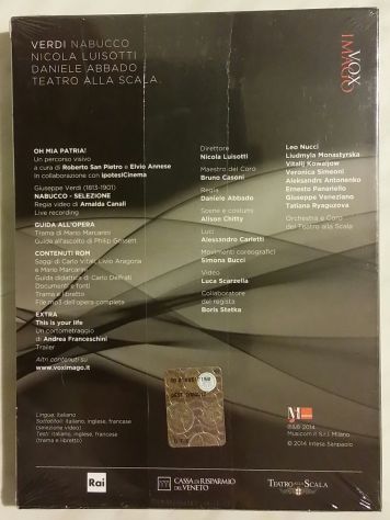 VERDI–NABUCCO Nicola Luisotti–Daniele Abbado–Teatro alla Scala Nuovo - Foto 2