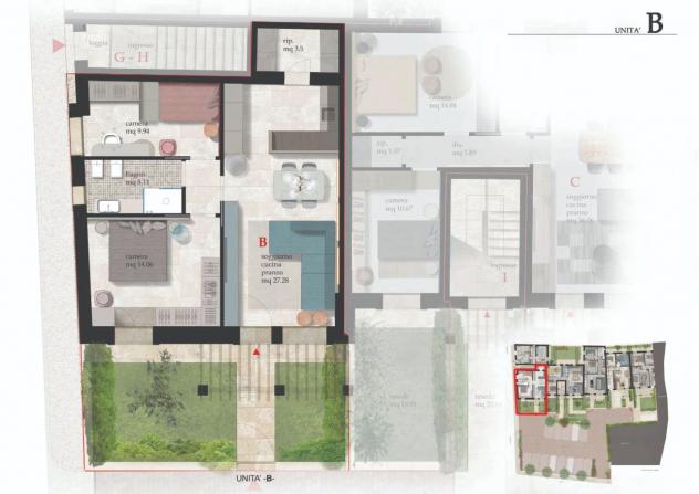 Appartamento in vendita a Cascina 76 mq Rif: 1217991 - Foto 3