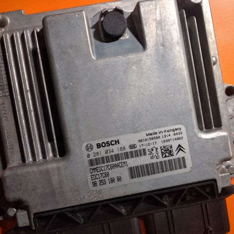 CENTRALINA MOTORE CITROEN PEUGEOT BOSCH 0 281 034 188, 0281034188, 98253 Centra - Foto 7