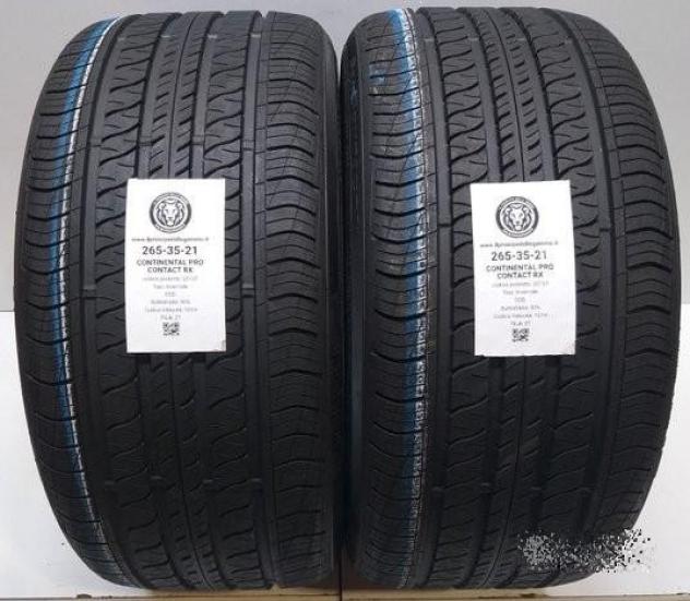 2 gomme 265 35 21 continental a20137