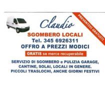 Sgombero locali di ogni genere e piccoli trasporti