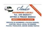 Sgombero locali di ogni genere e piccoli trasporti
