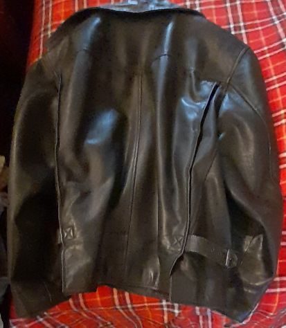 Giubbotto di pelle vintage tg xl usato poco