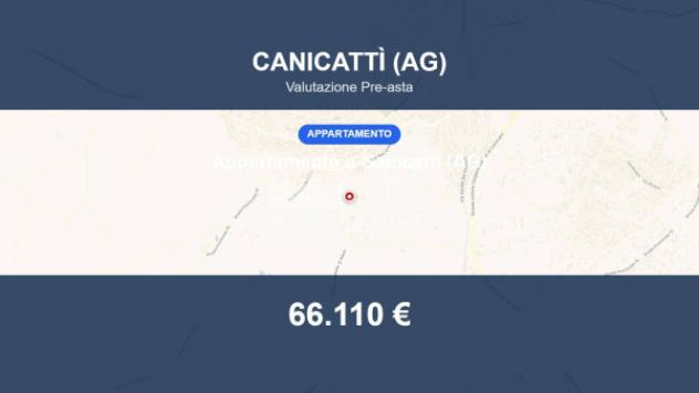 Immobile in asta di 70 m², box auto in vendita a Canicattì