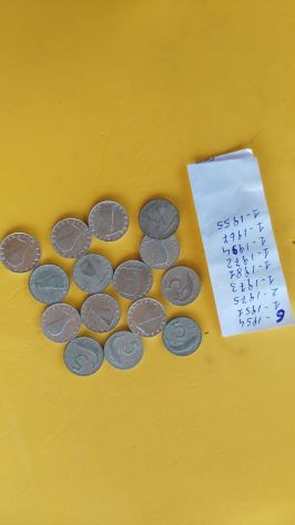Monete da 5 lire Italia - Foto 2