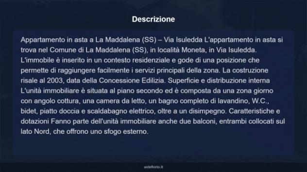 Immobile in asta di 43 m² in vendita a La Maddalena - Foto 16