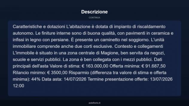 Immobile in asta di 141 m² con più di 5 locali in vendita a Magione - Foto 14