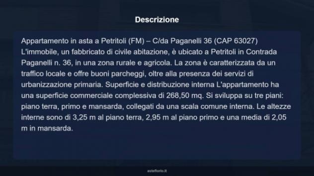 Immobile in asta di 268 m², box auto in vendita a Petritoli - Foto 9