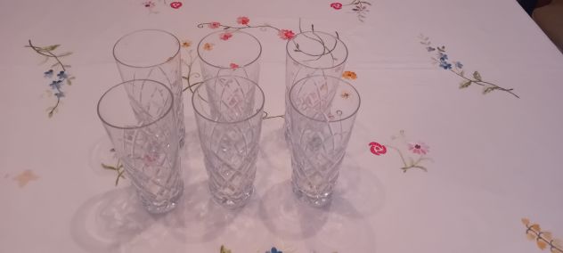 6 Bicchieri di cristallo