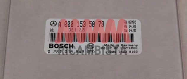 0281010849 A0001535079 Mercedes Classe E W210 2.2 centralina motore Bosch - Foto 2