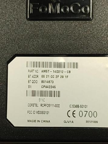 CENTRALINA BLUE & ME FORD C - Max Serie AM5T-14D212-CB MUDA bifuel/gas 1596 (10) - Foto 2