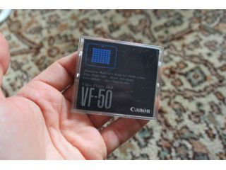 Retrocomputing Canon Video Recorder supporto VIDEO FLOPPY DISK