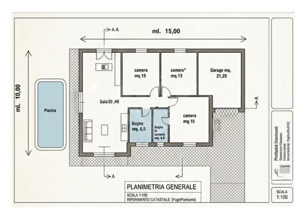 VILLA di 6 vani e di 170 mq (PIETRASANTA) rif. 060 - Foto 3