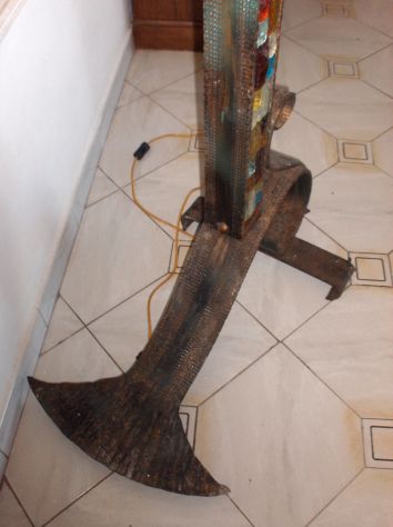Lampadario da terra Antico Pezzo Unico - Foto 3