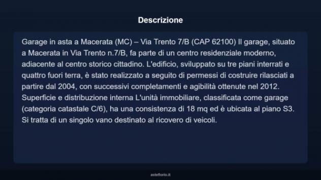 Immobile in asta di 18 m² in vendita a Macerata - Foto 4