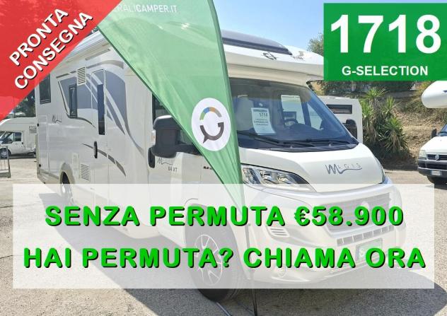 CAMPER CI DUCATO SEMINTEGRALE 4 POSTI LETTO BASCULANTE GEMELLI GARAGE SEMIDINETTE GENERALI CAMPEGGIO USATI 1718