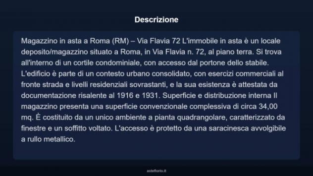 Immobile in asta di 34 m² in vendita a Roma - Foto 4