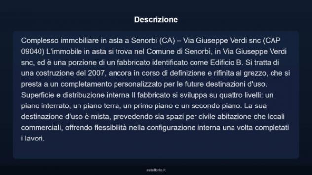 Immobile in asta di 400 m² in vendita a Senorbì - Foto 3