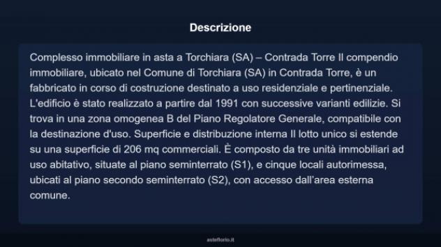Immobile in asta di 206 m² in vendita a Torchiara - Foto 9
