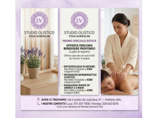 Massaggi - benessere Molfetta - Massaggi olistici Yoga thai chi- chi gong Tel:3703577058