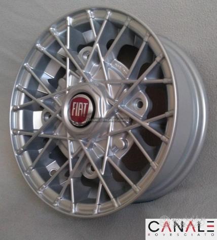 Cerchi RAY SILVER 4,5x12 4x190 fiat 500 l f r - Foto 6