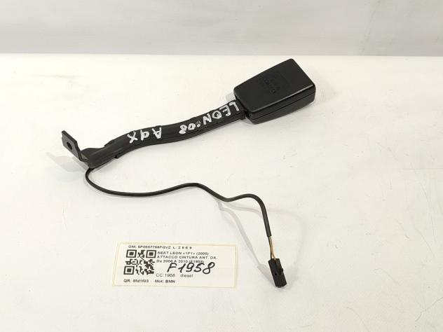 AGGANCIO CINTURA DI SICUREZZA ANT DX SEAT Leon 2° Serie 5P0857756FQVZ BMN (0509) - Foto 2