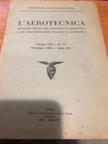 L'AEROTECNICA LIBRO DEL 1936