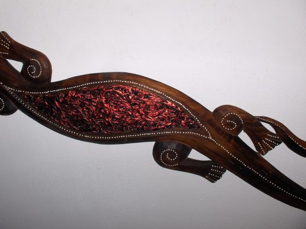 Grande Scultura in legno Artigianale Italiano - Foto 5