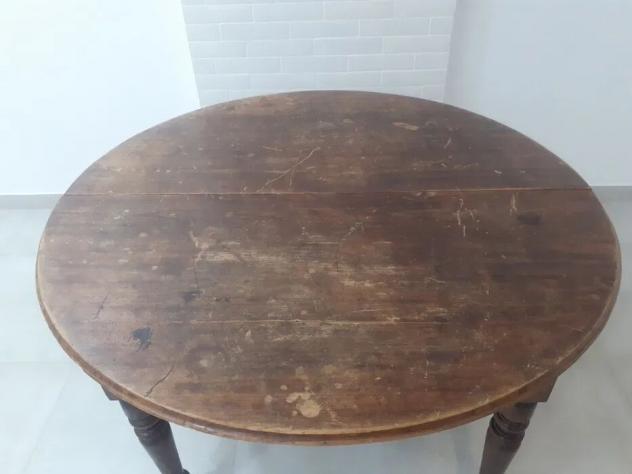 Tavolo rotondo antico allungabile 3 metri - Foto 2