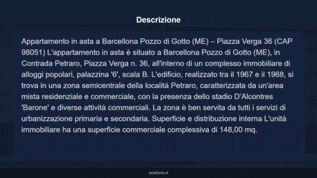 Immobile in asta di 148 m² con più di 5 locali in vendita a Barcellona Pozzo di Gotto - Foto 18