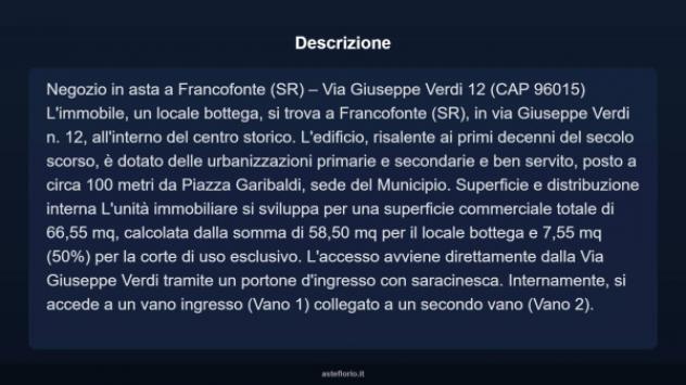 Immobile in asta di 66 m² in vendita a Francofonte - Foto 4
