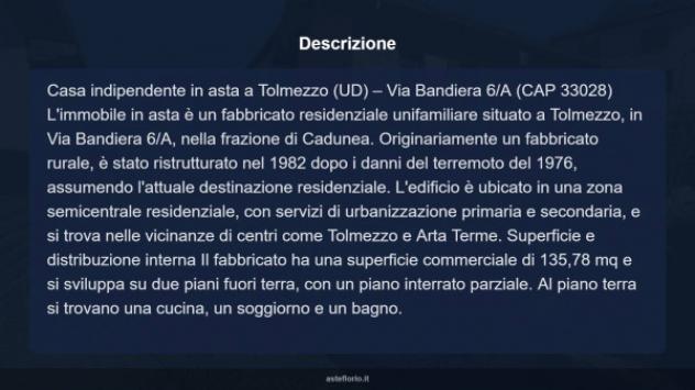 Immobile in asta di 135 m² con più di 5 locali in vendita a Tolmezzo - Foto 9