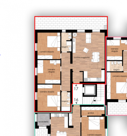 Appartamento in vendita a Poggibonsi 70 mq Rif: 1072207 - Foto 8