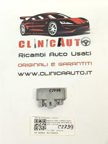 AMPLIFICATORE ANTENNA BMW Z4 E85/E86 65.20 6912243 N46B20A (0209) - Foto 4