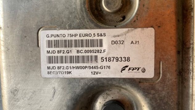 Centralina motore Fiat Punto Evo 1.3 M.Jet del 2012 (51879338) - Foto 2