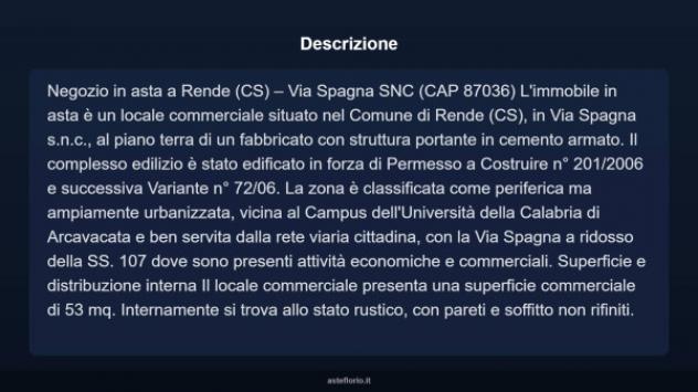 Immobile in asta di 53 m² in vendita a Rende - Foto 4