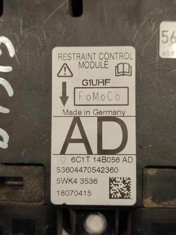 CENTRALINA AIRBAG FORD Transit Serie 6C1T14B056AD JXFA/C (0614) - Foto 2